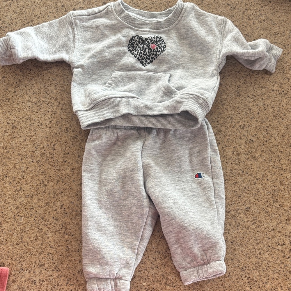 Champion Toddler Gray Sweatpants - Cozy Kids Bottoms